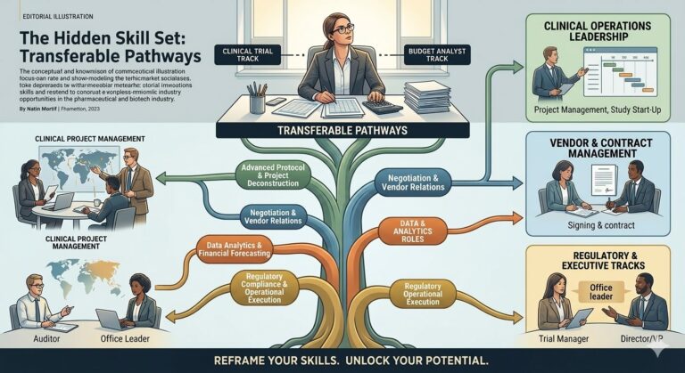 clinical trial budget analyst career path skills